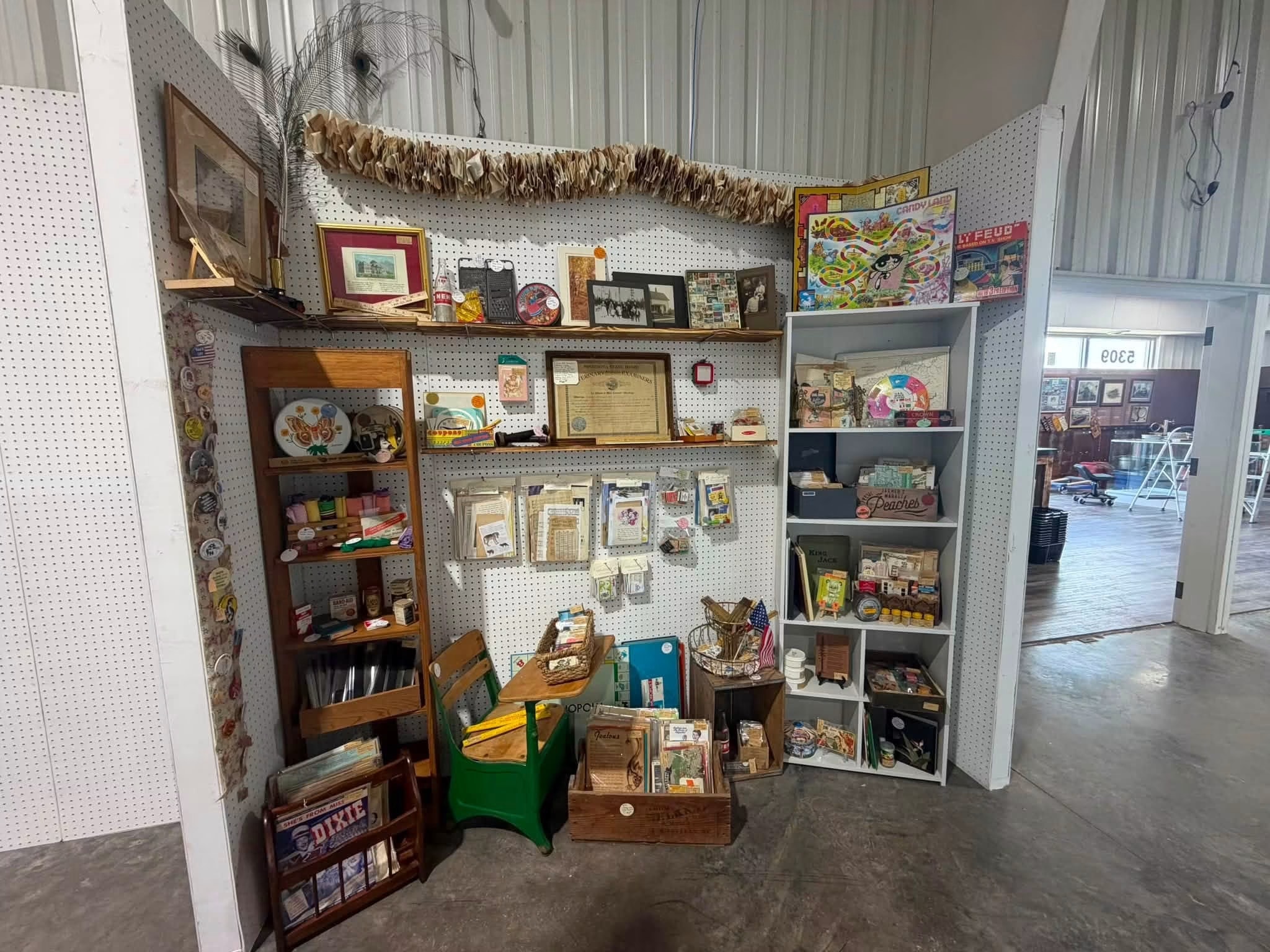 Antique booth display
