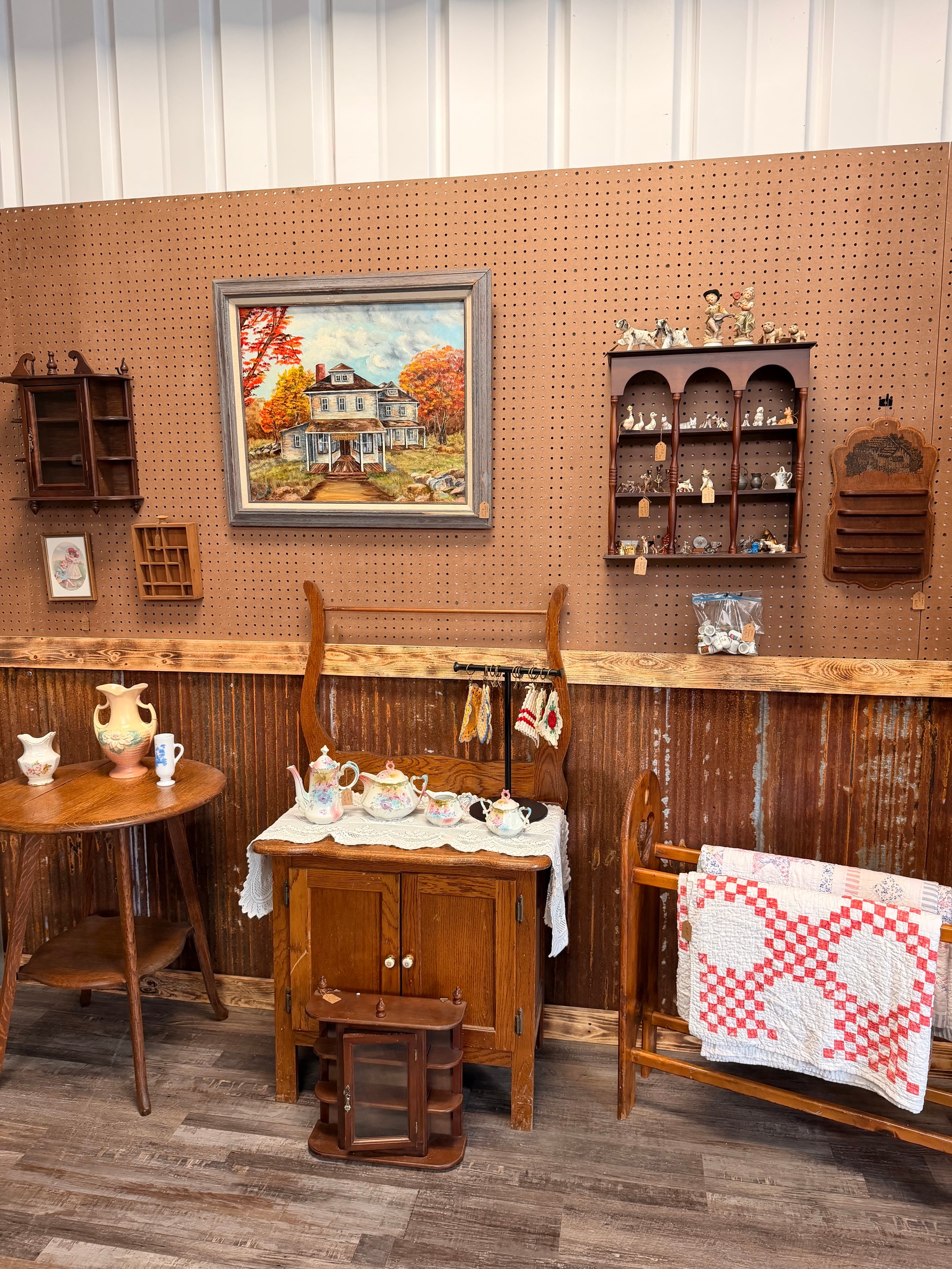 Antique booth display