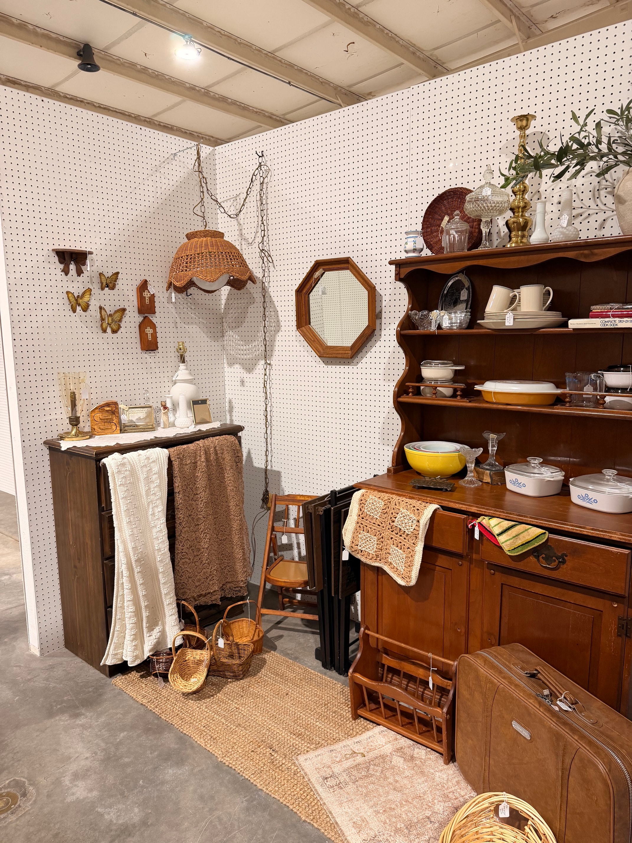 Furniture and home décor booth